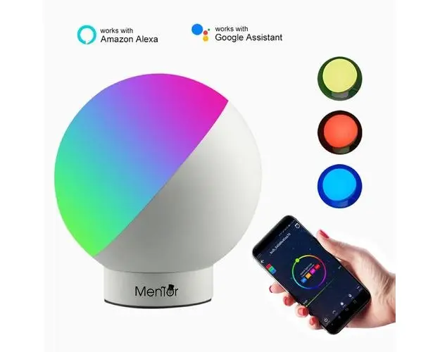 Lampa de veghe Mentor Led WiFi RGBW 7.5W 450Lm
