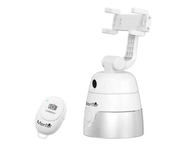 Tracking suport smart Mentor pentru Telefon cu camera, difuzor, bluetooth, telecomanda, 280, Alb