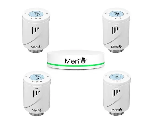 Kit Cap Termostatic pt calorifer si HUB Smart Mentor 4.1 ZigBee