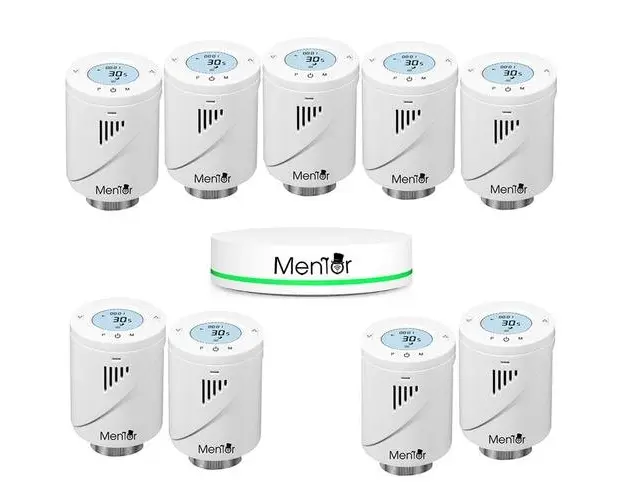 Kit Cap Termostatic pt calorifer si HUB Smart Mentor 9.1 ZigBee