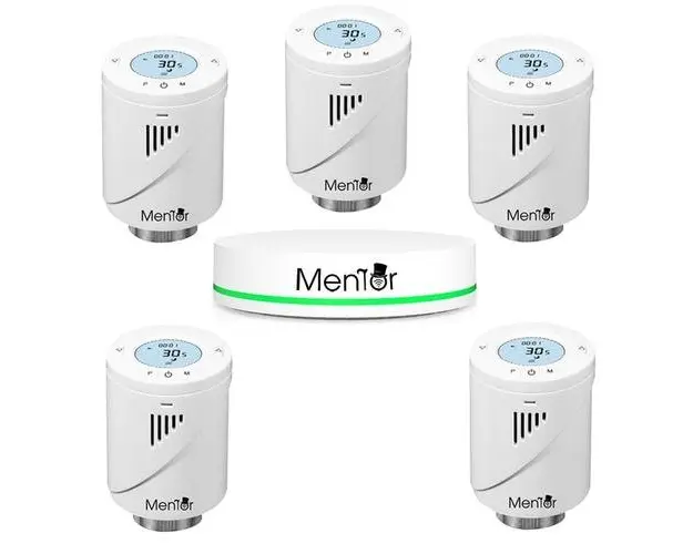 Kit Cap Termostatic pt calorifer si HUB Smart Mentor 5.1 ZigBee