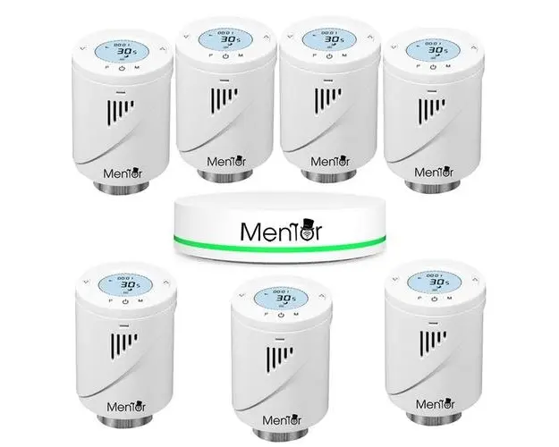 Kit Cap Termostatic pt calorifer si HUB Smart Mentor 7.1 ZigBee