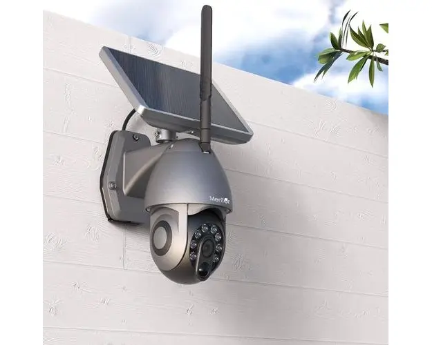 Camera IP Smart de exterior cu Panou Solar Mentor SY007 Premium WiFi IP66 PTZ Full HD 3MP IR