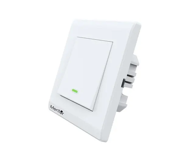 Intrerupator simplu Smart Mentor ES030 WiFi 10A 600W, ignifug