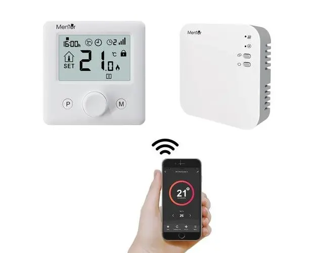 Termostat Smart wireless Mentor TSW005 WiFi LCD Premium
