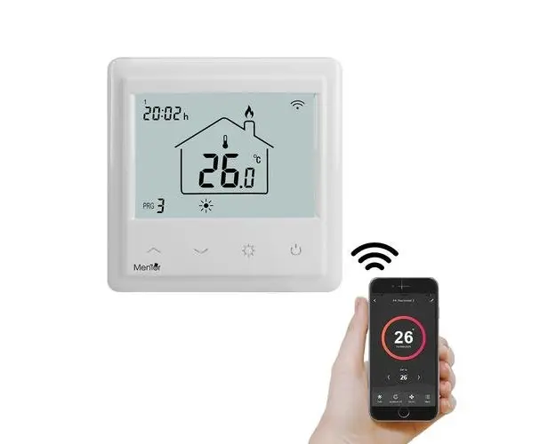 Termostat Smart incastrabil Mentor TSW006 WiFi LCD Premium