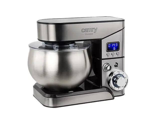 Mixer cu bol Camry CR 4223 , Putere 2000 W, Capacitate bol 5 Litri (Inox)