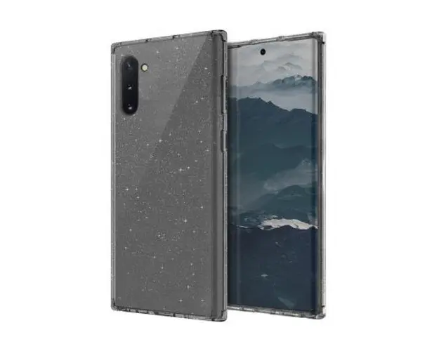 Husa Cover TPU Uniq LifePro Tinsel pentru Samsung Galaxy Note 10 UNIQ-GN10HYB-LPRTSMK, Gri