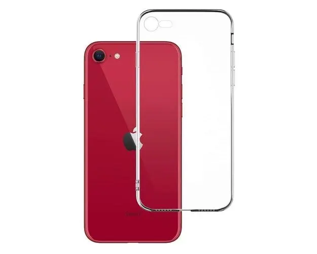 Husa 3MK Clear, pentru iPhone SE 2 / iPhone SE 3, TPU Shock Absorber, Transparent