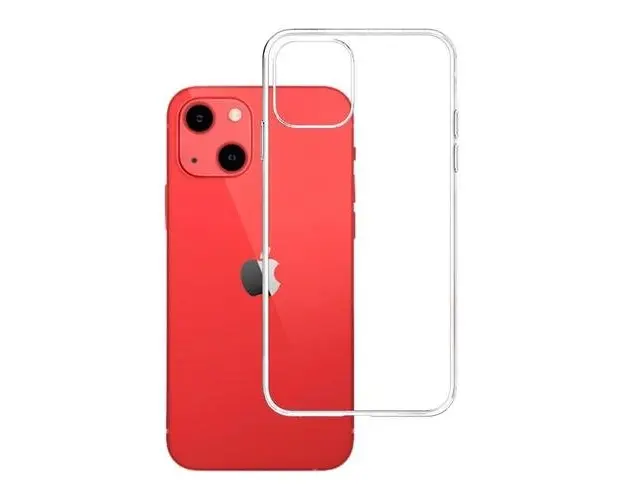 Husa 3MK Clear, pentru iPhone 13 Mini, TPU Shock Absorber, Transparent
