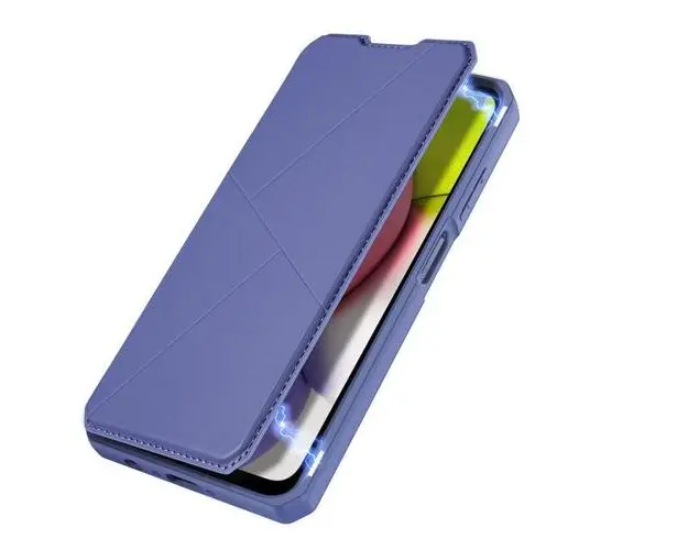Husa Flip Cover Dux Ducis Skin X pentru Samsung Galaxy A03s (Albastru)
