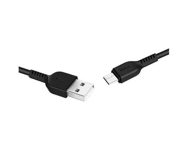 Cablu de date Hoco X20 Flash, USB - USB Type-C, silicon, 1m, 2A, Negru