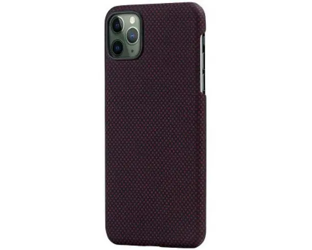 Husa de protectie Pitaka MagEZ pentru Apple iPhone 11 Pro Max, Car Case Magnet, Neagra/Rosie