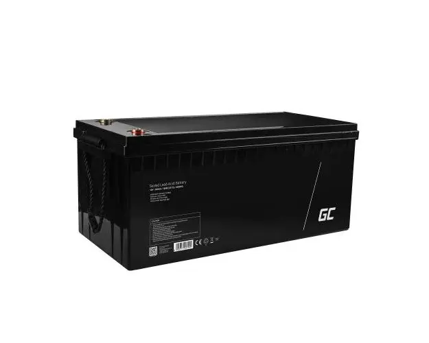 Acumulator stationar Green Cell AGM 12V 200Ah VRLA plum acid, baterie fara mentenanta, pentru fotovoltaice, autorulote, camion