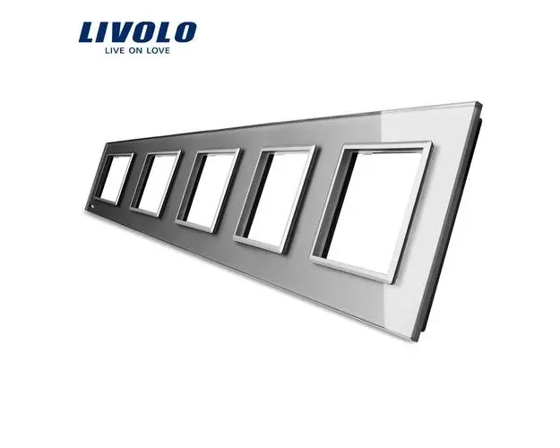 Rama cvintuplu din sticla Livolo