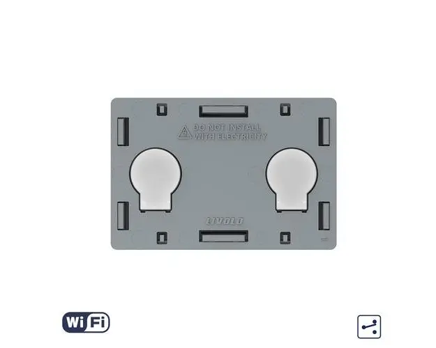 Modul Intrerupator Dublu Cap Scara / Cruce Wi-Fi cu Touch LIVOLO, standard italian  Serie Noua