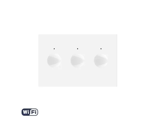 Modul Intrerupator Triplu WIFI cu Touch LIVOLO, standard italian  Serie Noua, Alb