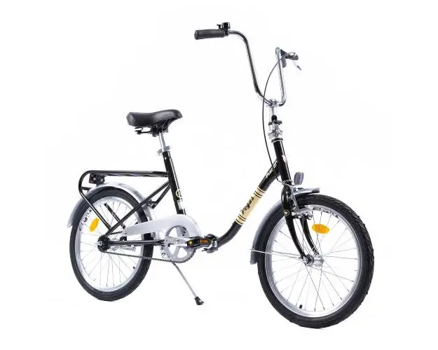 Bicicleta pliabila Pegas Practic Retro 20 inch, cadru otel, 1S (Negru)