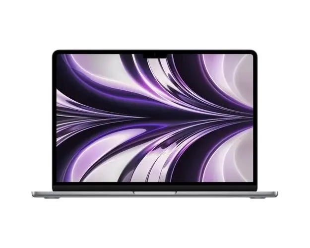 Laptop Apple MacBook Air 13, Procesor Apple M2 chip with 8-core CPU and 10-core GPU, 13.6inch WQXGA, 8GB, 512GB, layout US, Mac OS (Gri) + adaptor priza US - EU