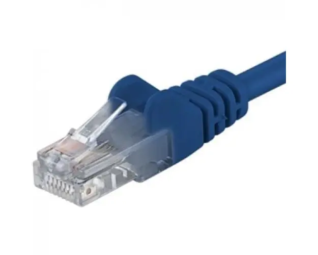 Patchcord PremiumCord SFTP RJ45-RJ45 Cat.6A, 0.25m, cupru integral, 26AWG (Albastru)