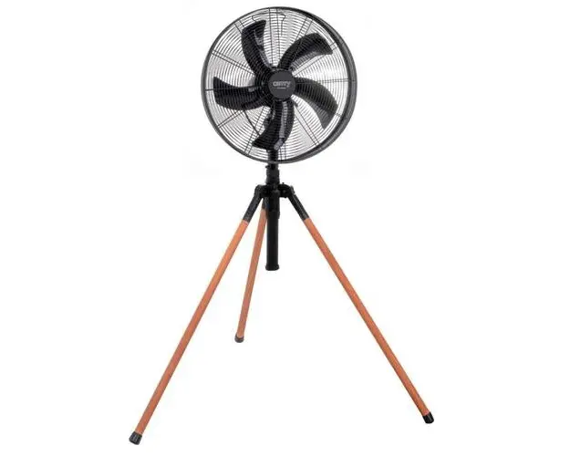 Ventilator Camry CR 7329, 100W, 40 cm, 3 viteze, Telescopic, Negru/Maro