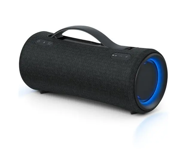 Boxa portabila Sony SRS-XG300B, MEGA BASS, Efect de lumini, Bluetooth, Rezistenta la apa IP67, Autonomie 25 ore, Incarcare rapida, Incarcare telefon, Negru