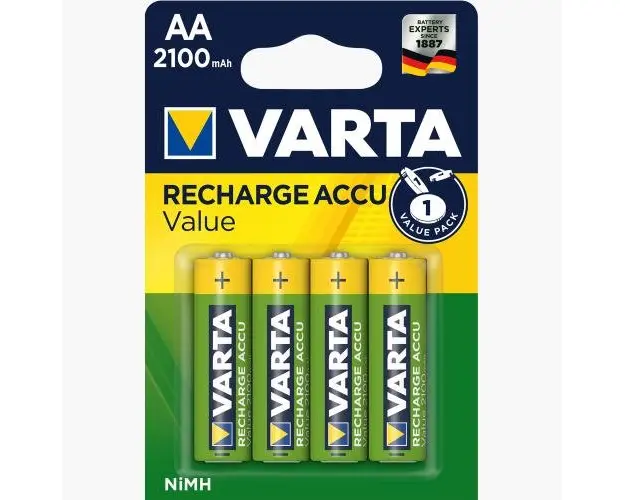 Acumulatori AA 2100mAh, 4 buc Varta