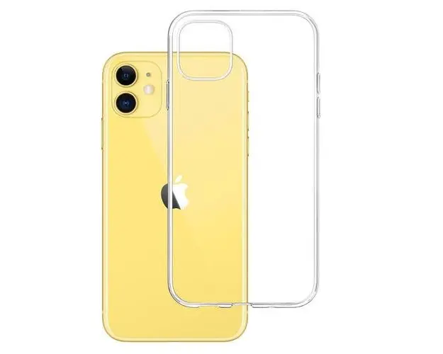 Husa de protectie 3MK Clear Case pentru iPhone 11, Transparent