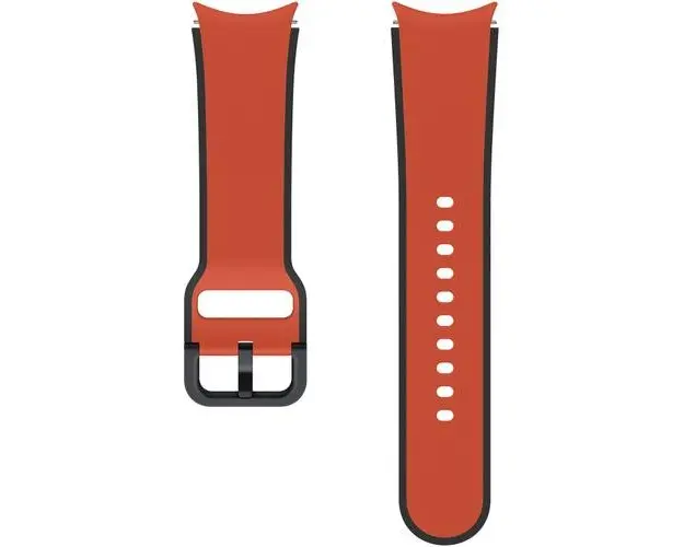 Curea smartwatch Samsung Two-tone Sport Band pentru Galaxy Watch5, 20mm, (S/M) (Rosu)