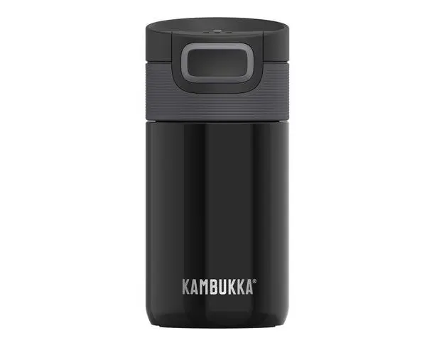 Sticla termica Kambukka Etna, otel inoxidabil, 300 ml, Negru