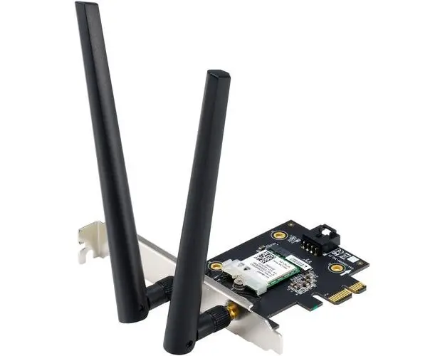 Placa de retea ASUS PCE-AX1800, AX1800, Dual Band, Wi-Fi 6, Bluetooth 5.2