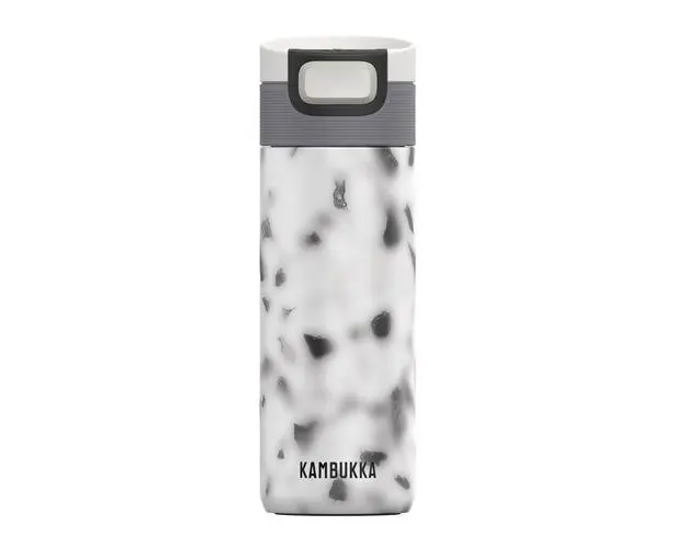 Sticla termica Kambukka Etna, Inox, 500 ml, Alb/Negru