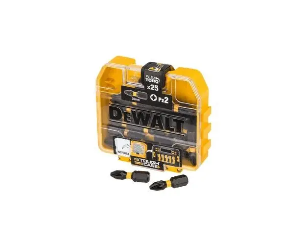 Set biti pentru insurubat Dewalt DT70556T, Tic Tac, PZ2, 25 mm x 25
