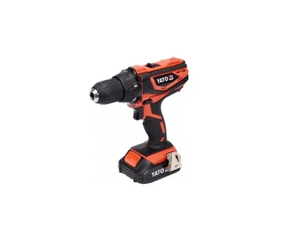Masina de gaurit cu acumulator YATO YT-82780, 18W, 40Nm, 400rpm, acumulator 2Ah