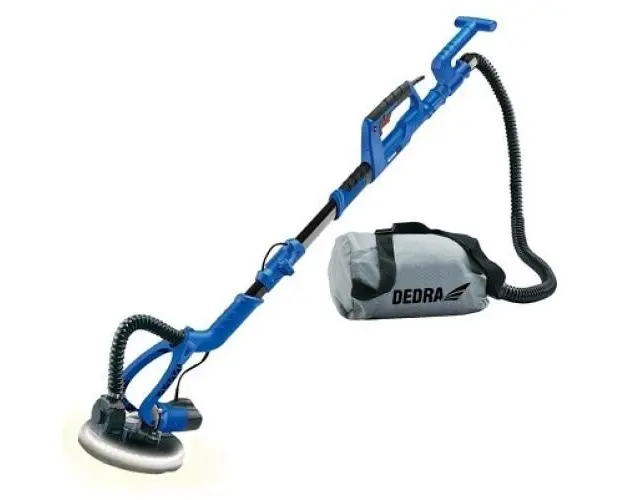 Masina de slefuit pentru pereti DEDRA DED7766, cu sac propiu, iluminare cu led, 750W