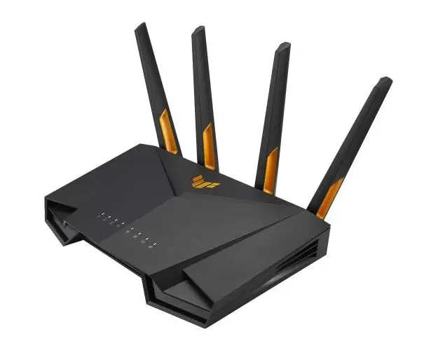 Router Gaming Wireless ASUS TUF Gaming AX3000 V2, AX3000, Dual Band, Wi-Fi 6, 4 antene Wi-Fi (Negru)