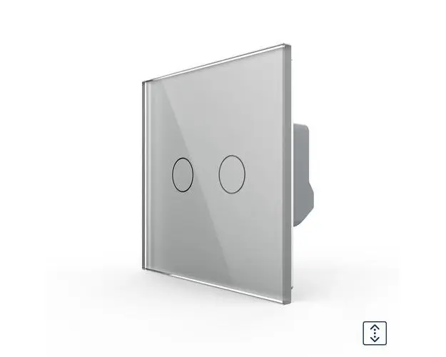 Intrerupator Draperie cu Touch LIVOLO din Sticla Serie Noua