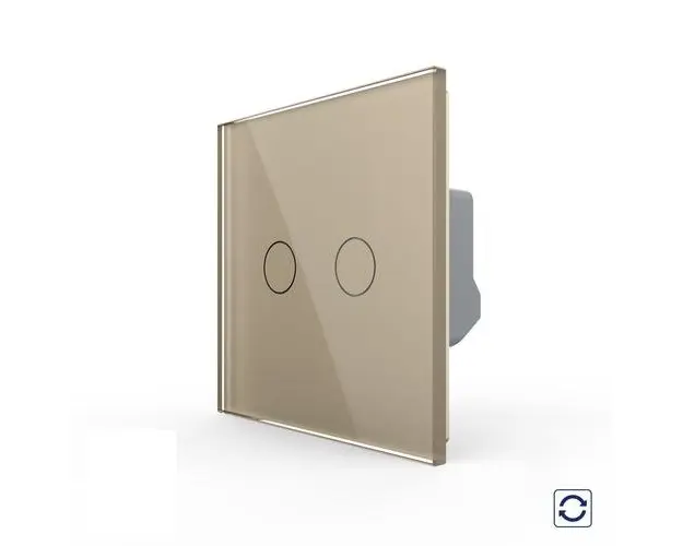 Intrerupator Dublu cu Reset si Contact Uscat LIVOLO  Serie Noua