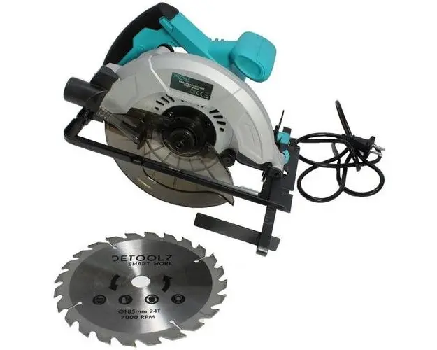 Fierastrau circular DETOOLZ DZ-SE100, 1200W, 185mm, 62mm