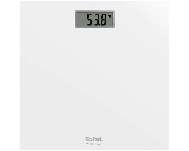 Cantar de baie TEFAL Classic PP1401V0, capacitate maxima 150kg, Auto ON/OFF, suprafata de sticla (Alb)