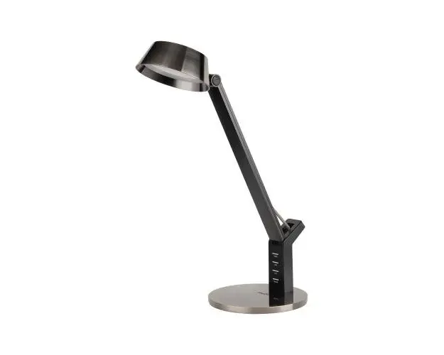 Lampa LED pentru birou Rebel cu brat reglabil, 7W, port USB KOM1008