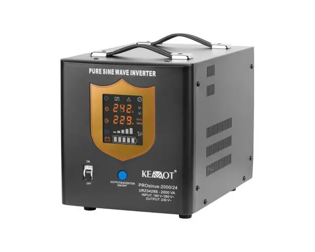 UPS centrale Sinus PUR 2000VA/1400W 24V Kemot negru