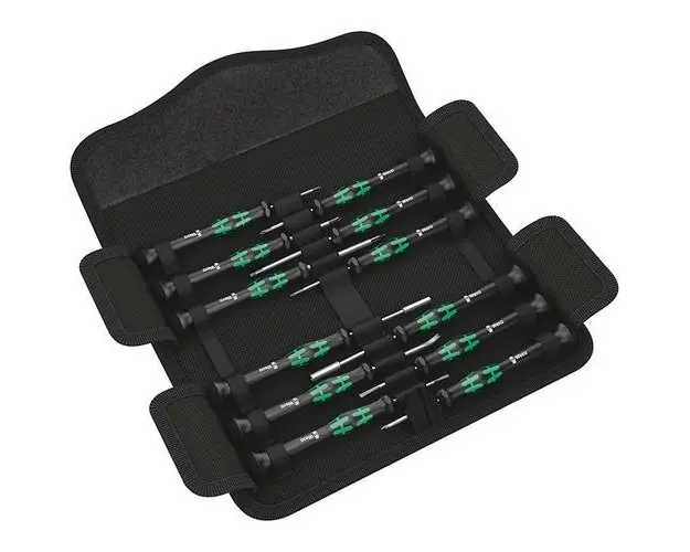 Set surubelnite Kraftform Micro 12 Electronic, 12 bucati, Wera