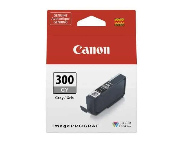 Cartus cerneala Canon PFI300GY, capacitate 14.4ml, pentru Canon imagePROGRAF PRO-300 (Gri)