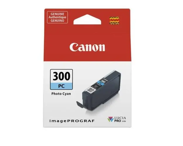 Cartus cerneala Canon PFI300PC, Cyan, capacitate 14.4ml, pentru Canon imagePROGRAF PRO-300