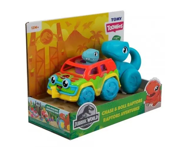 Masinuta Jurassic World Chase and Roll