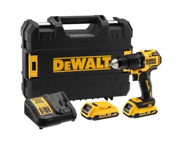 Masina de Gaurit si Insurubat cu Percutie DeWalt DCD709D2T Acc 18V XR Li-Ion 2Ah