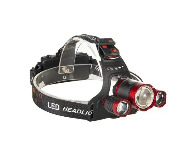 Lanterna Frontala de Cap LIBOX / 3xLED-uri / Unghi de inclinare reglabil / 450m / LB0106