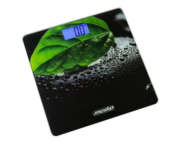 Cantar de baie digital Mesko MS8149, Sticla temperata, Masurare mare 150 kg, Oprire automata, Utilizare usoara (Multicolor)