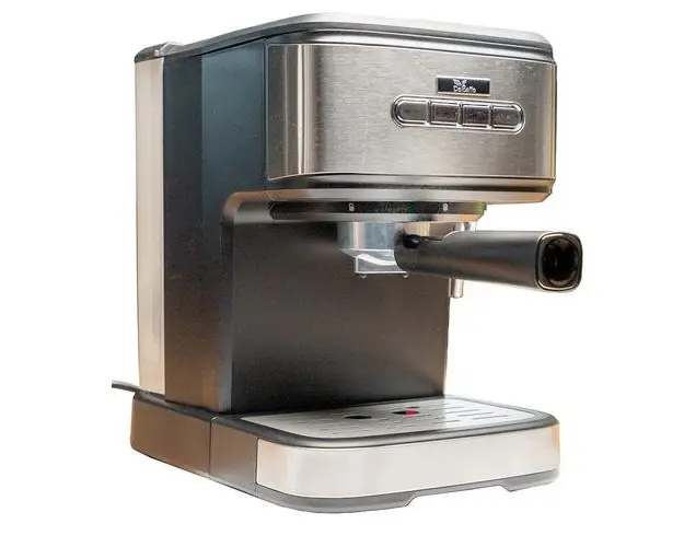 Espressor cu pompa DelCaffe Espresso & Cappuccino ROBUSTA, 850 W, 20 bar, 1.5 L (Argintiu)